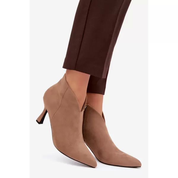  Damen-Stiefeletten BOTO D-219 KHAKI 