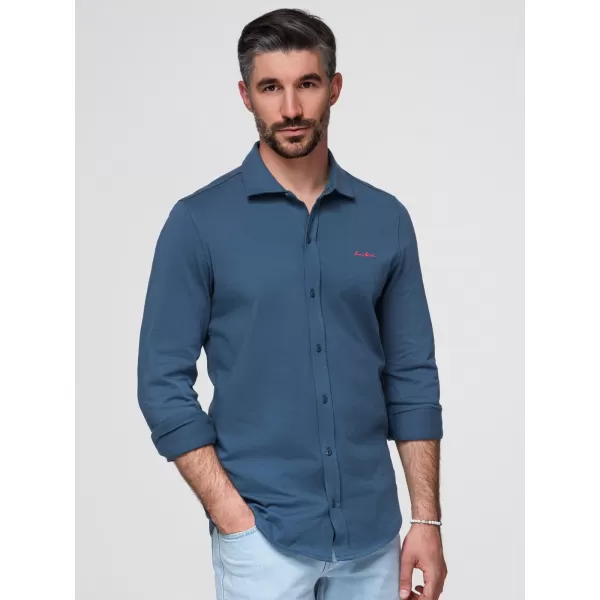  Herrenhemd OMBRE K697 DENIM 