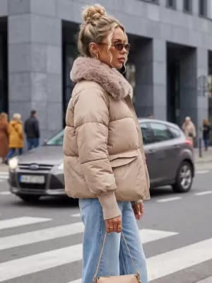 Damenjacke DSTREET TY5816 KARAMELL