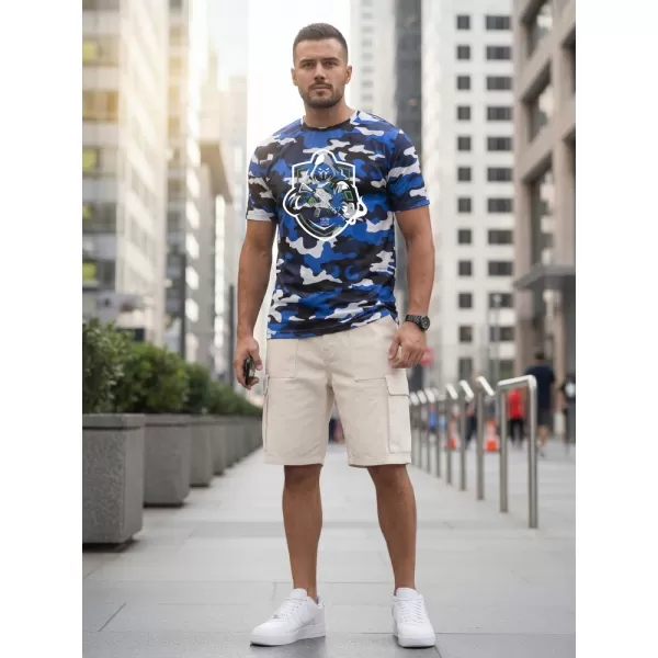  Herren-T-Shirt DSTREET NX2003R-BL-M BLAU 