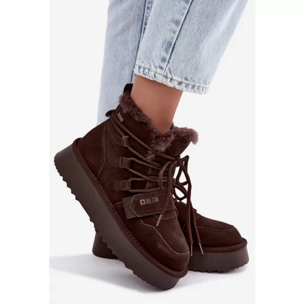  Schneemänner für Frauen BIG STAR SHOES UU274316 BRAUNE/BEIGE SCHATTEN 