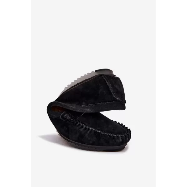  Damenmokassins S.BARSKI LR61-7029 SCHWARZ 