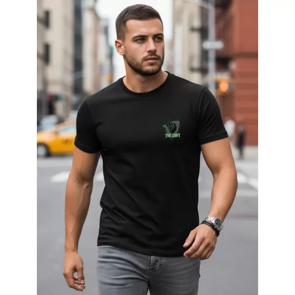  Herren-T-Shirt DSTREET NX0153R-BK SCHWARZ 