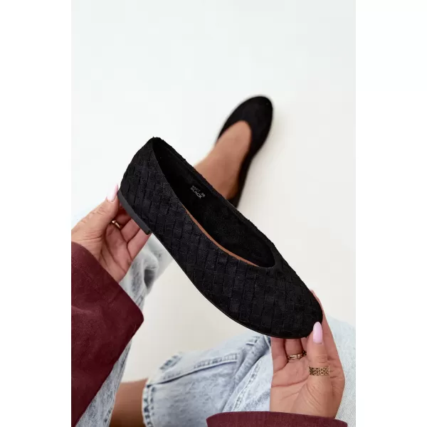  Ballerinas für Damen BOTO 9867 SCHWARZ 