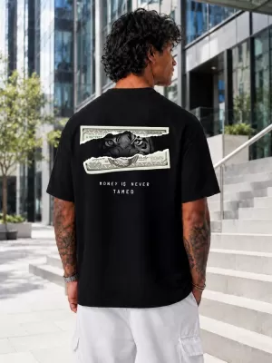Herren-T-Shirt DSTREET NX4013R-BK-O SCHWARZ