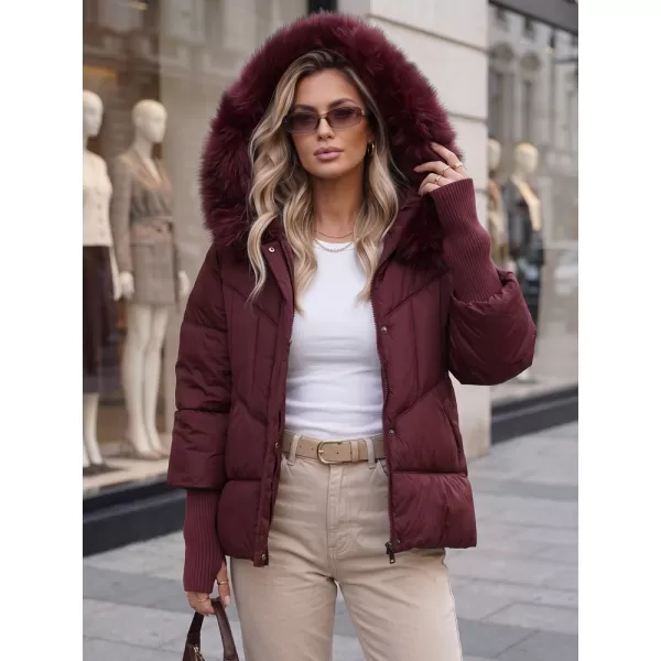  Damenjacke DSTREET TY5742 BURGUND 