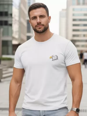 Herren-T-Shirt DSTREET NX0148R-WH WEIß