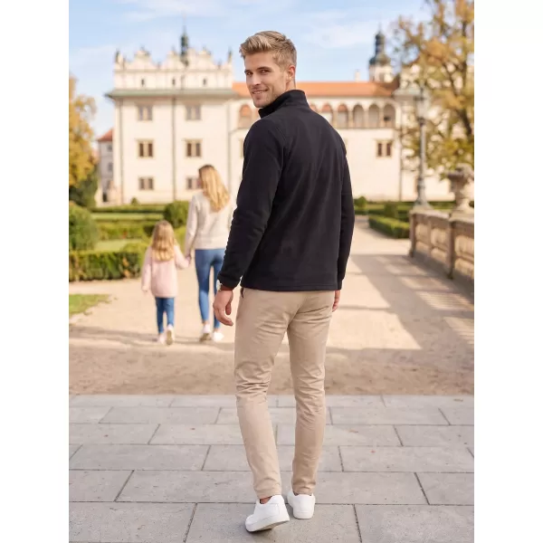  Fleece-Sweatshirt für Herren ALTISPORT ALM002852 SCHWARZ UND GOLD 