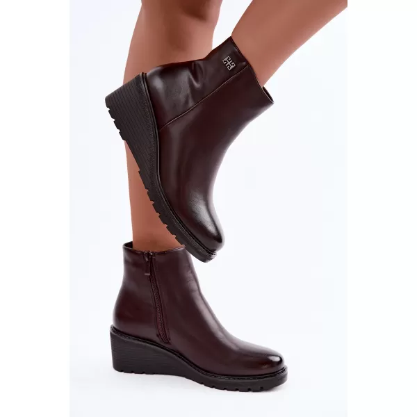 Damen-Stiefeletten BOTO RMR2510-2 SCHOKOLADE 