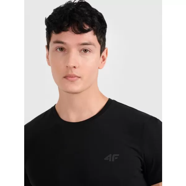  Herren-T-Shirt 4F RMM00TTSHM3248 TIEFSCHWARZ 