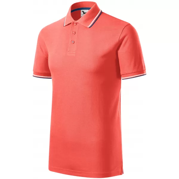  Herren-T-Shirt mit Kragen MALFINI FOCUS 232 KORALLE 