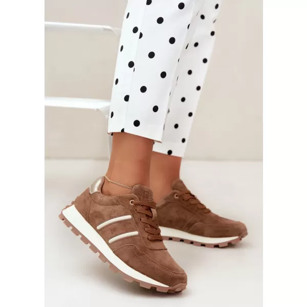  Damen-Sneaker D&A LR62-7101 BEIGE 