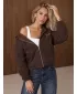 Damen-Sweatshirt DSTREET BY1577 BRAUN