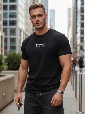 Herren-T-Shirt DSTREET RX5435 SCHWARZ