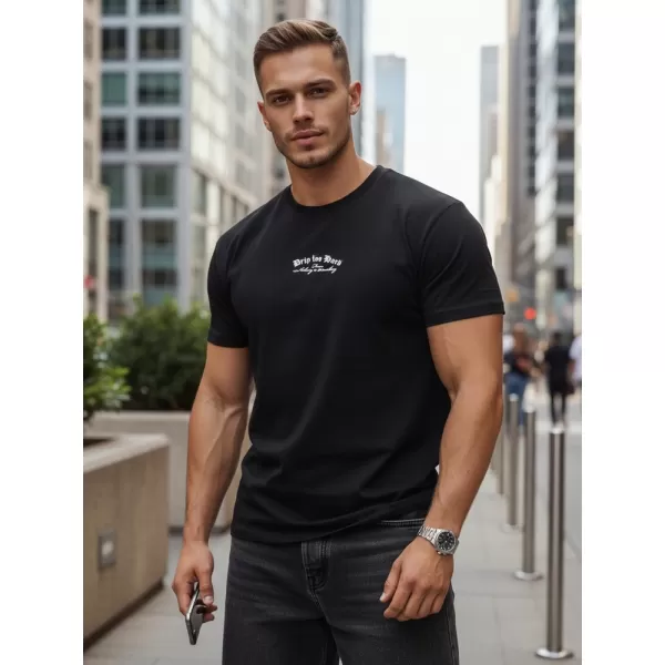  Herren-T-Shirt DSTREET RX5435 SCHWARZ 
