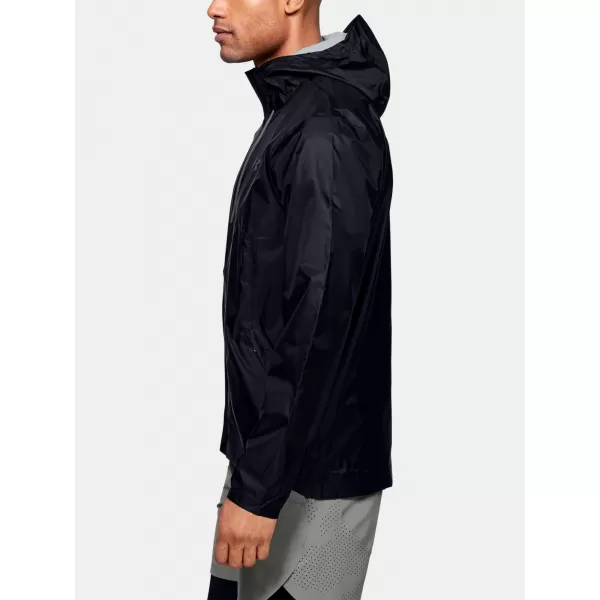  Herrenjacke UNDER ARMOUR CLOUDBURST STORM SHELL 1350950-001 SCHWARZ 