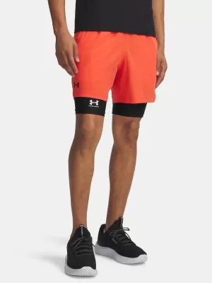 Herrenshorts UNDER ARMOUR VANISH WOVEN 6IN SHORTS 1373718-690 ROT