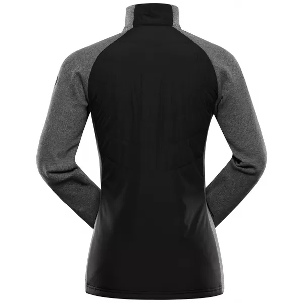  Damen-Sweatshirt ALPINE PRO JORWA 2 SCHWARZ 
