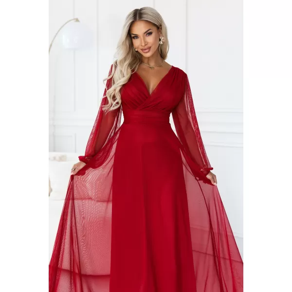  Kleid NUMOCO 684-1 HELLES BURGUNDERROT 