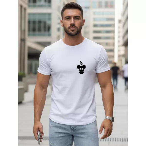  Herren-T-Shirt DSTREET NX5090R WEIß 