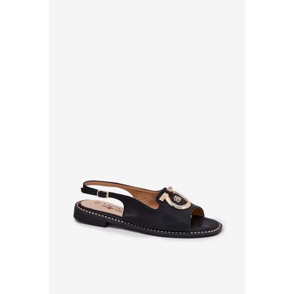  Damensandalen S.BARSKI KV51-003 SCHWARZ 