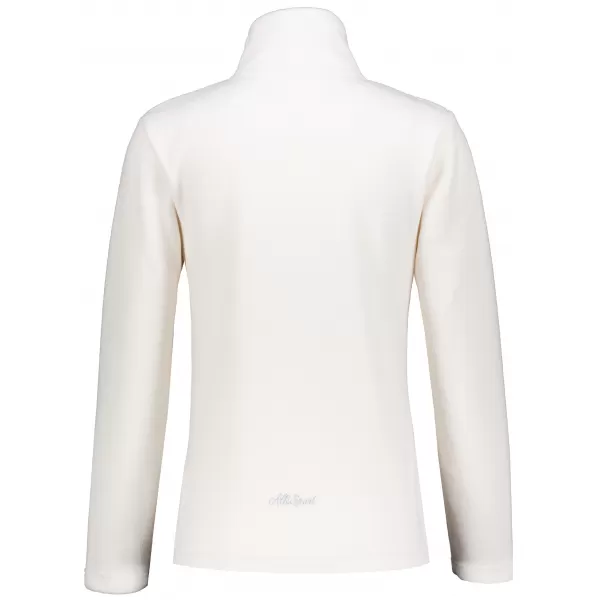  Fleece-Sweatshirt für Damen ALTISPORT ILKI WEIß 