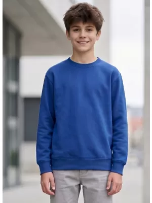 Kinder-Sweatshirt MALFINI CREW 427 KÖNIGSBLAU