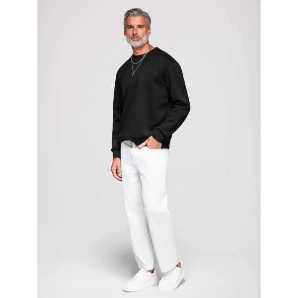  Herren-Sweatshirt OMBRE OM-SSNZ-0274 SCHWARZ 