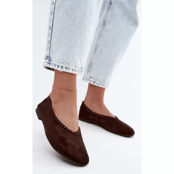  Ballerinas für Damen BOTO 9897 BRAUN 