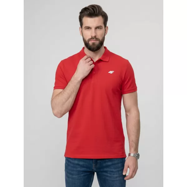  Herren-T-Shirt mit Kragen 4F WMM00TPTSM0771 HRSG 