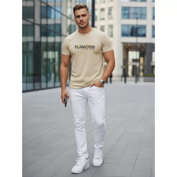  Herren-T-Shirt DSTREET NX0145R-BT BEIGE 