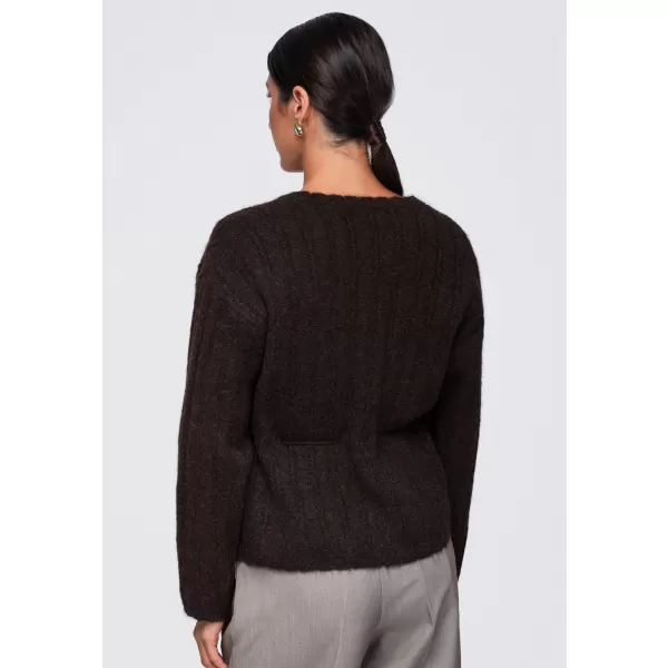  Damenpullover OMBRE OW-SW-E0012 BRAUN 
