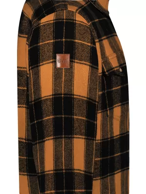 Herren-Flanellhemd NORDBLANC FEN NBSSM8369 BRAUN