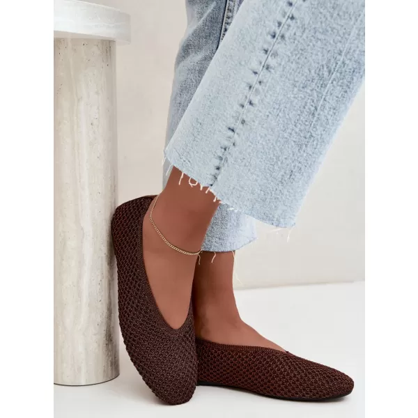  Ballerinas für Damen BOTO CH956 BRAUN 