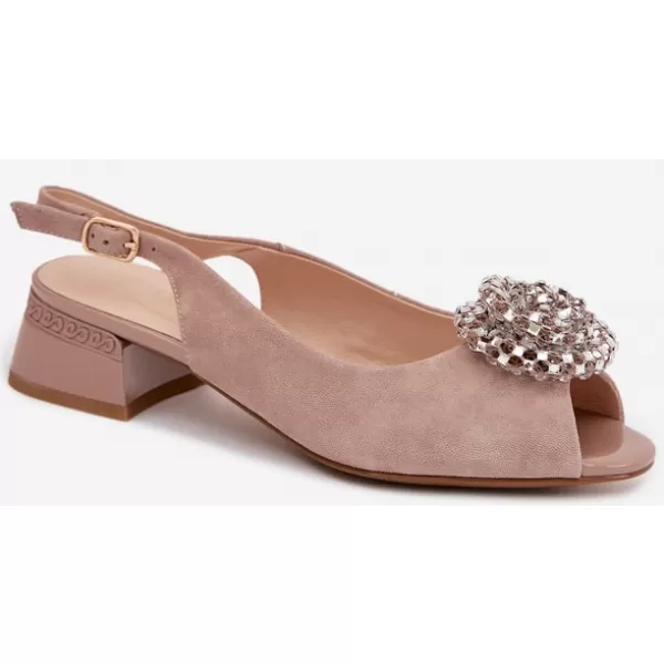  Damensandalen D&A 41955-19 BEIGE 