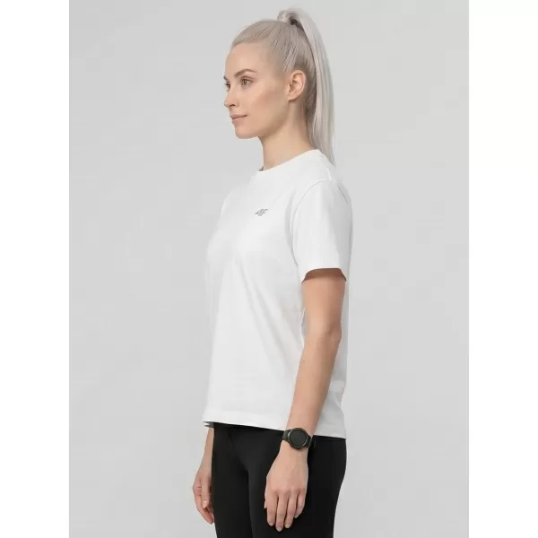  Damen-T-Shirt 4F WMM00TTSHF3310 WEIß 