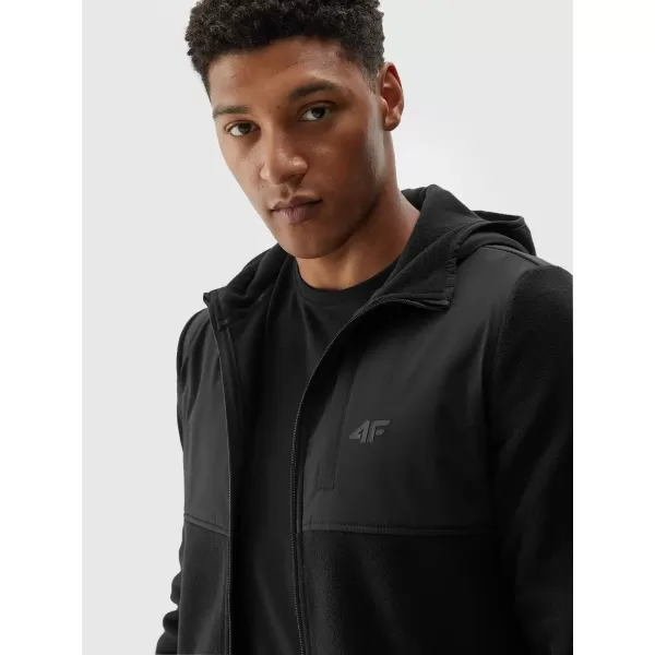  Herren-Sweatshirt 4F WMM00TSWSM1768 TIEFSCHWARZ 