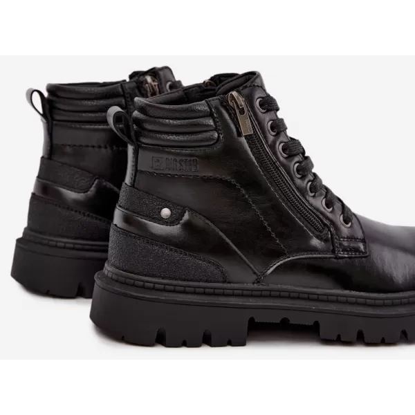  Herren-Stiefeletten BIG STAR SHOES UU174242 SCHWARZ 