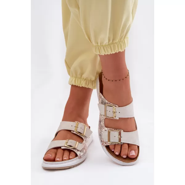  Damenhausschuhe INBLU SD000001 BEIGE 