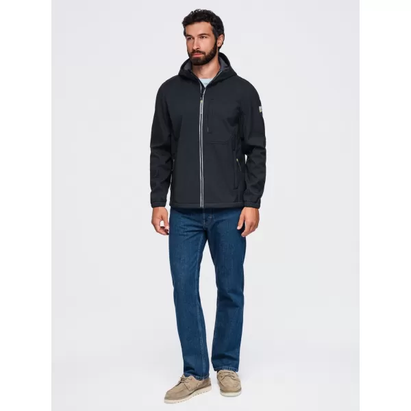  Herren-Softshelljacke OMBRE OM-JANP-0292 SCHWARZ 