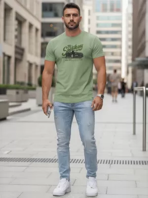 Herren-T-Shirt DSTREET NX5089R HELLGRÜN