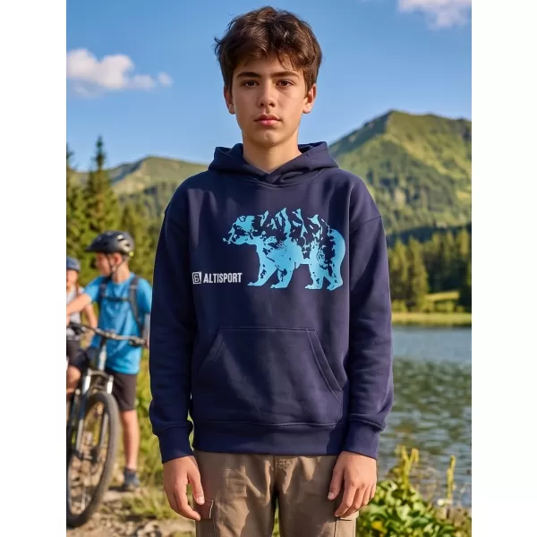  Kinder-Sweatshirt ALTISPORT ALM193422 MARINEBLAU 