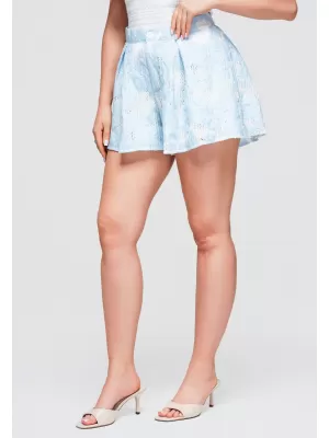Damen-Shorts OMBRE OW-ST-E0015 HELLBLAU