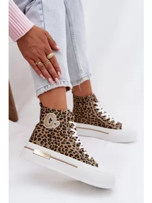 Damen-Sneaker BOTO A88-211 LEOPARD
