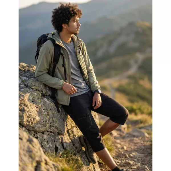  Caprihose für Herren ALPINE PRO WEDER 2 SCHWARZ 