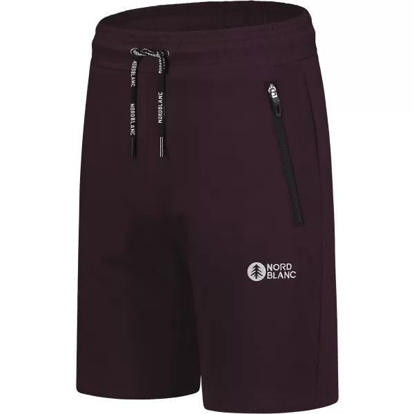  Baumwollshorts für Herren NORDBLANC RELAXEDFIT NBSPM8254 LILA 