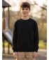 Kinder-Sweatshirt MALFINI CREW 427 SCHWARZ