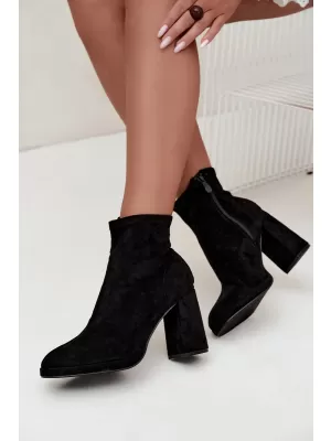 Damen-Stiefeletten BOTO NN636 SCHWARZ