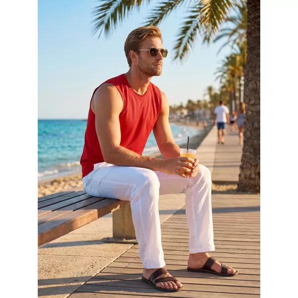  Sport-Tanktop für Herren MALFINI BREEZE 820 ROT 