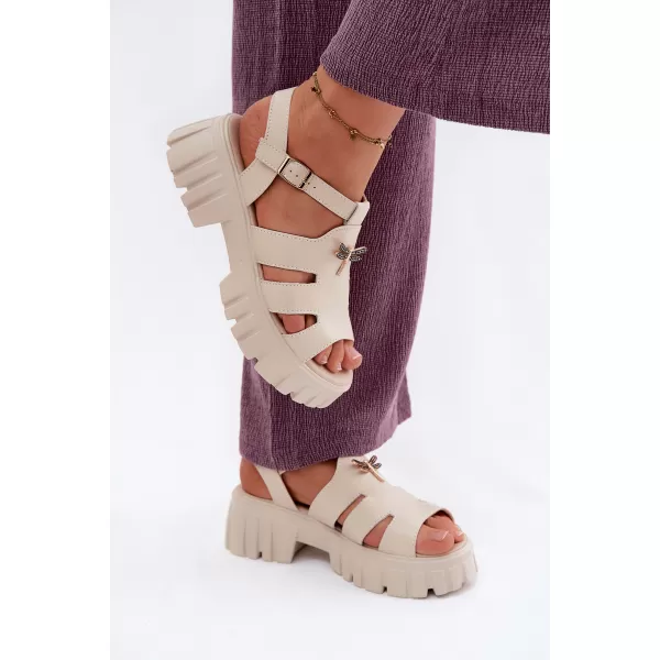 Damensandalen VINCEZA 79627 BEIGE 